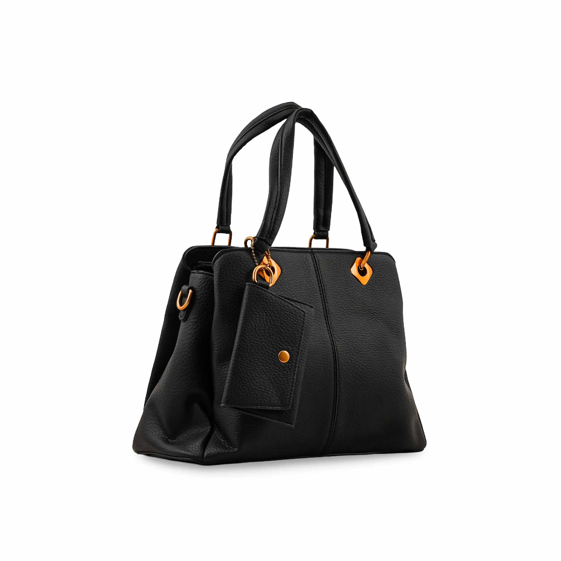 Black Formal Hand Bag P36155 - Image 3