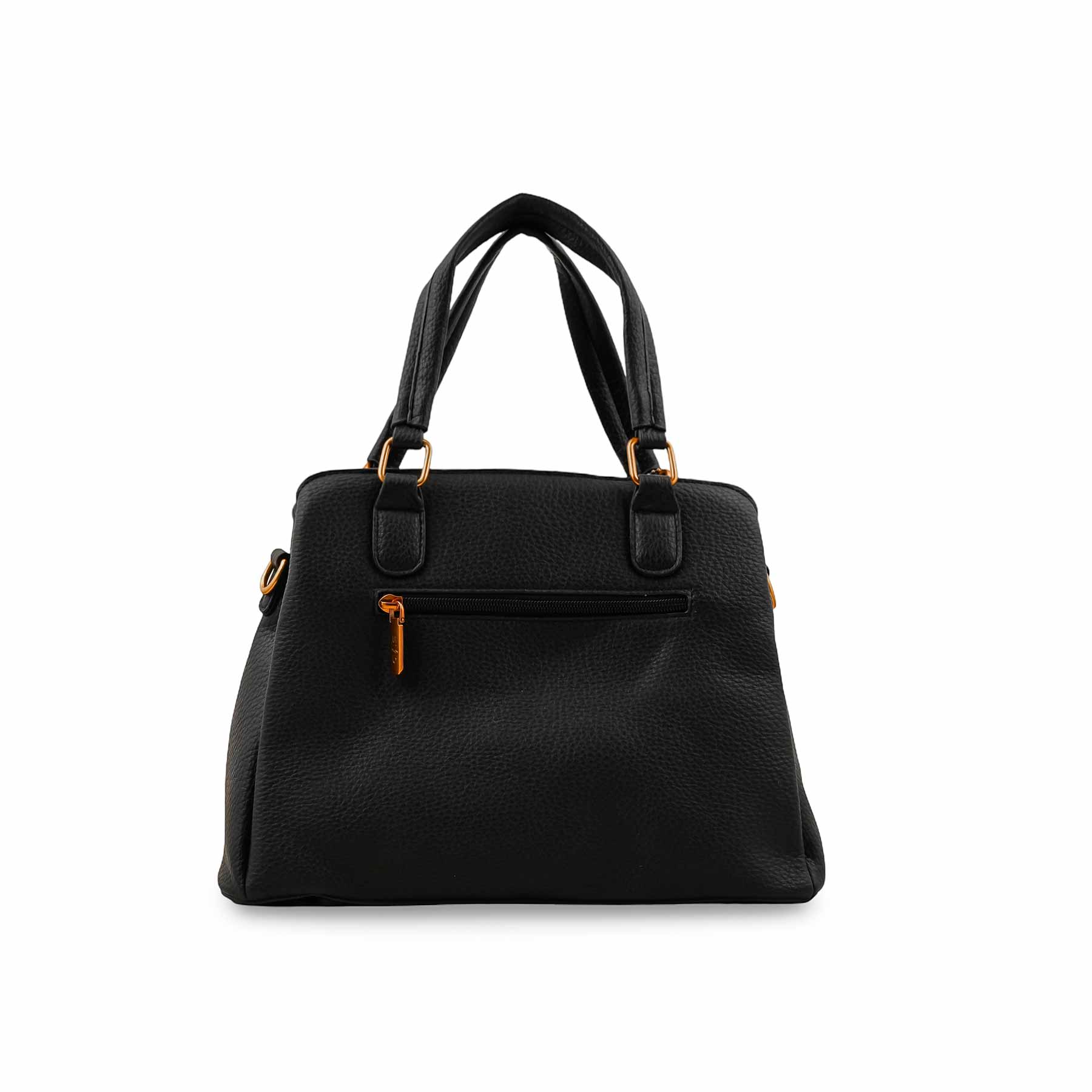 Black Formal Hand Bag P36155 - Image 4