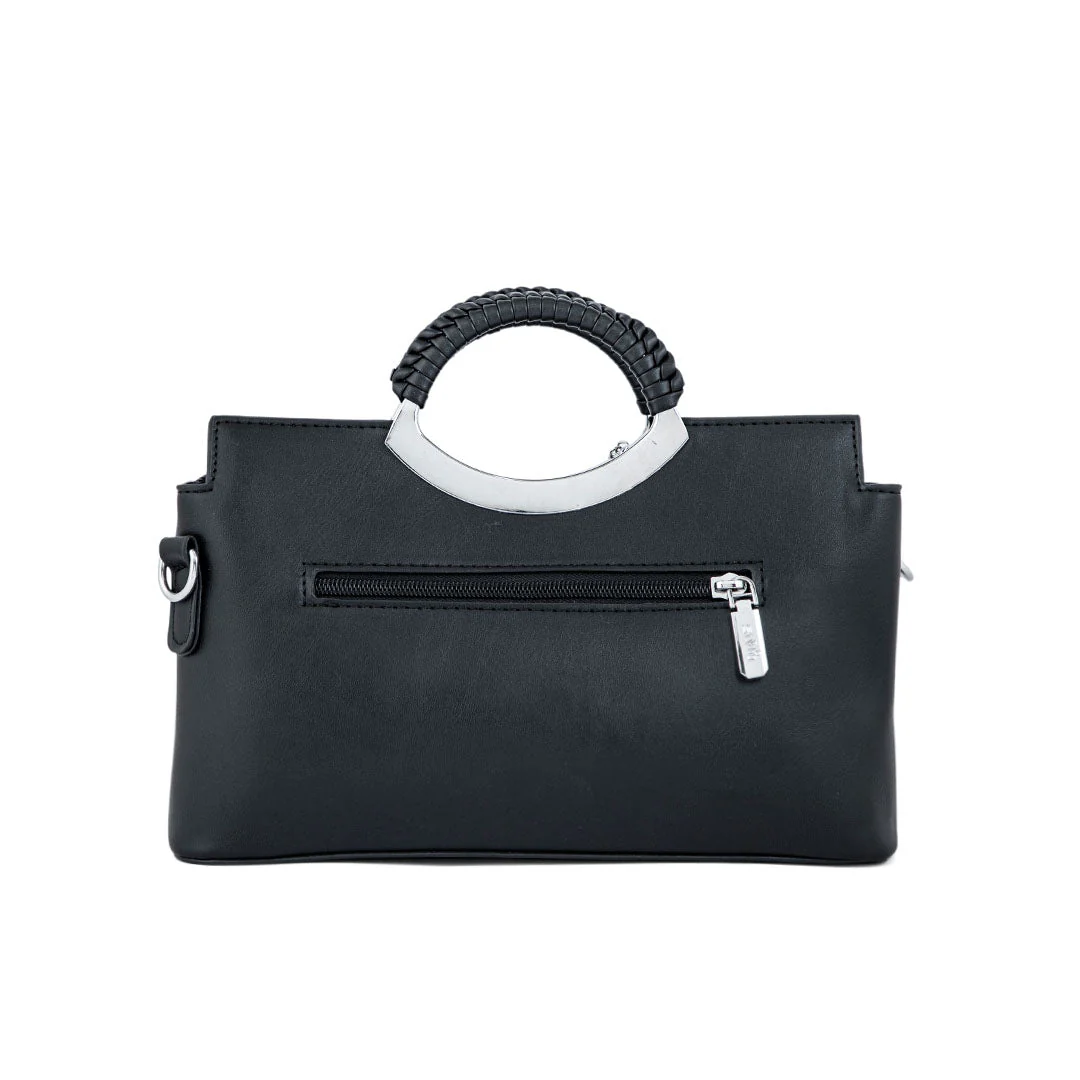 Black Formal Hand Bag P36161 - Image 3