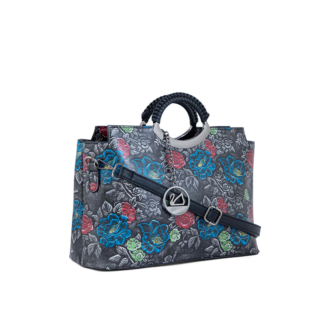 Black Formal Hand Bag P36169 - Image 3