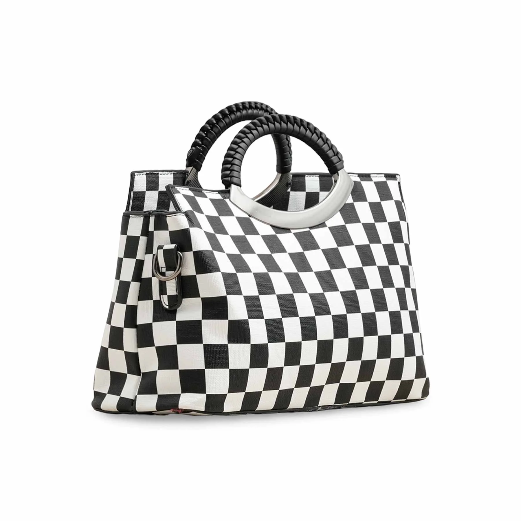 Black Formal Hand Bag P36170 - Image 3