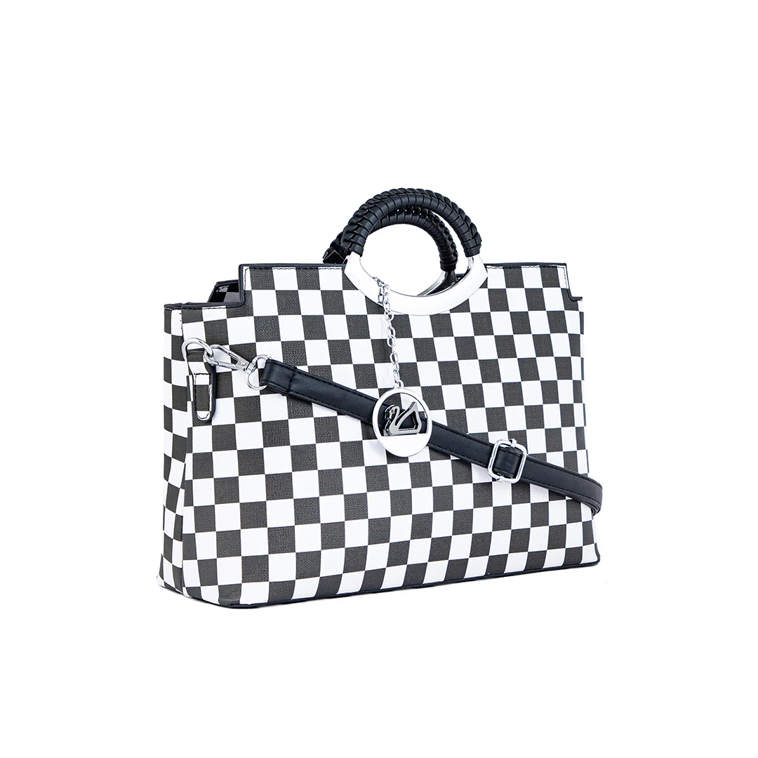 Black Formal Hand Bag P36171 - Image 2