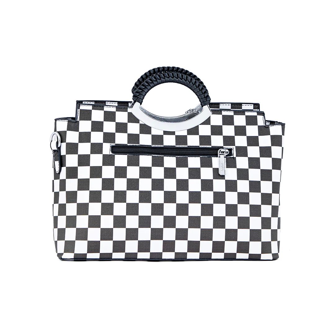 Black Formal Hand Bag P36171 - Image 3