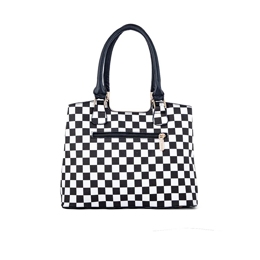 Black Formal Hand Bag P36173 - Image 4