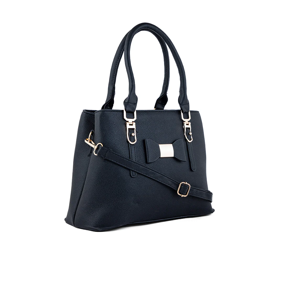 Black Formal Hand Bag P36184 - Image 2