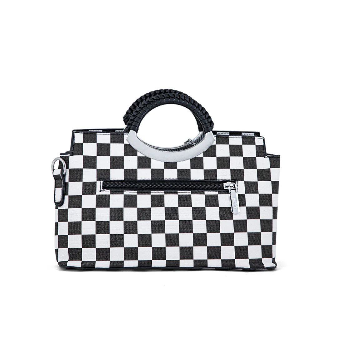 Black Formal Hand Bag P36186 - Image 4