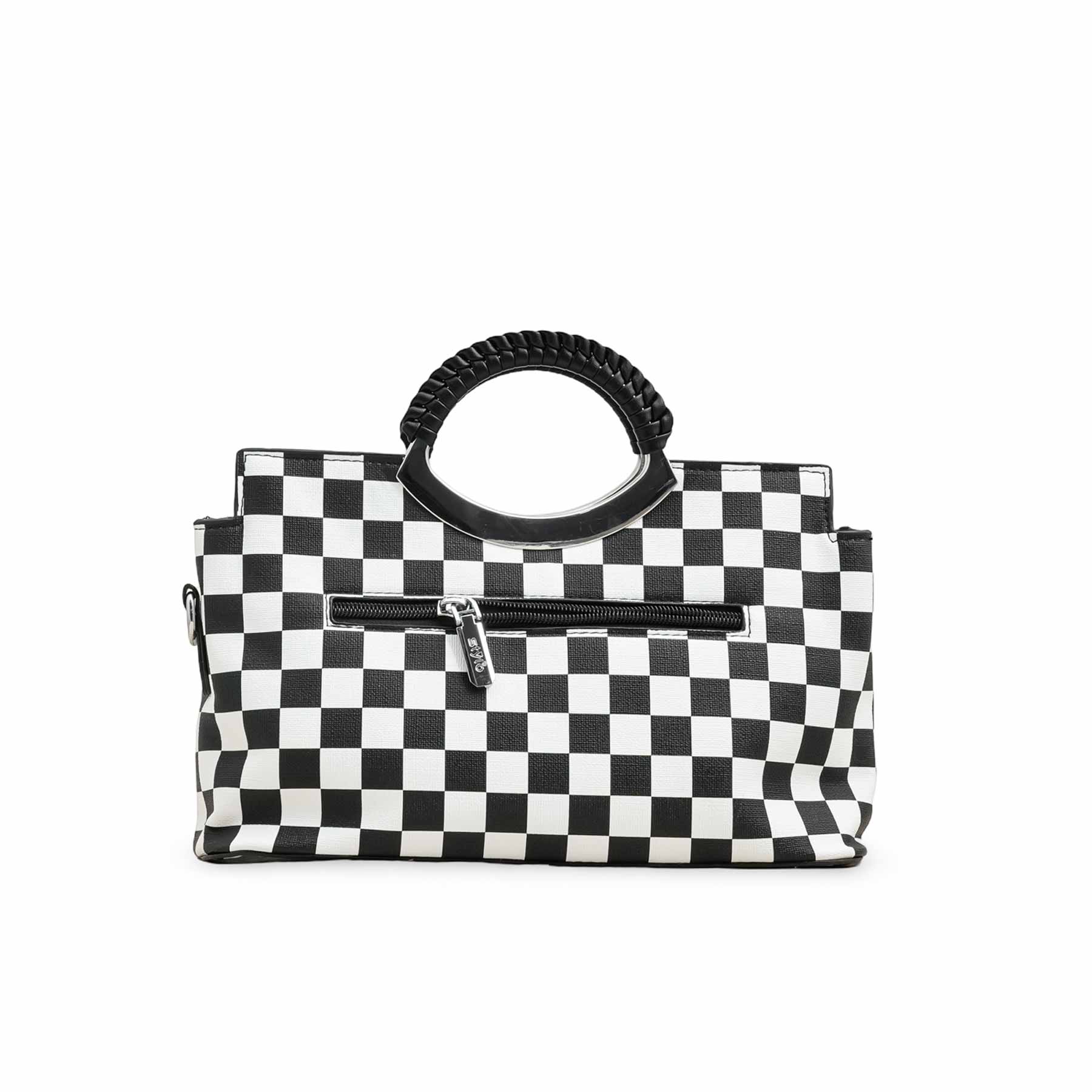 Black Formal Hand Bag P36187 - Image 3