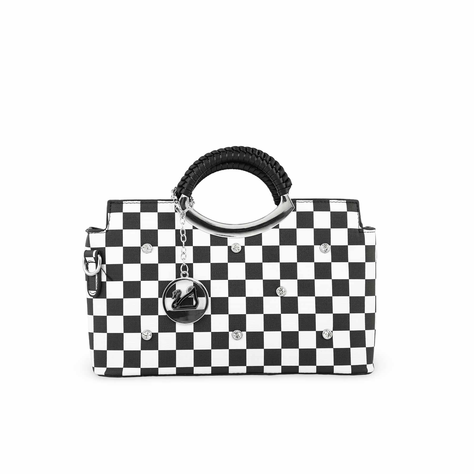 Black Formal Hand Bag P36188 - Image 2