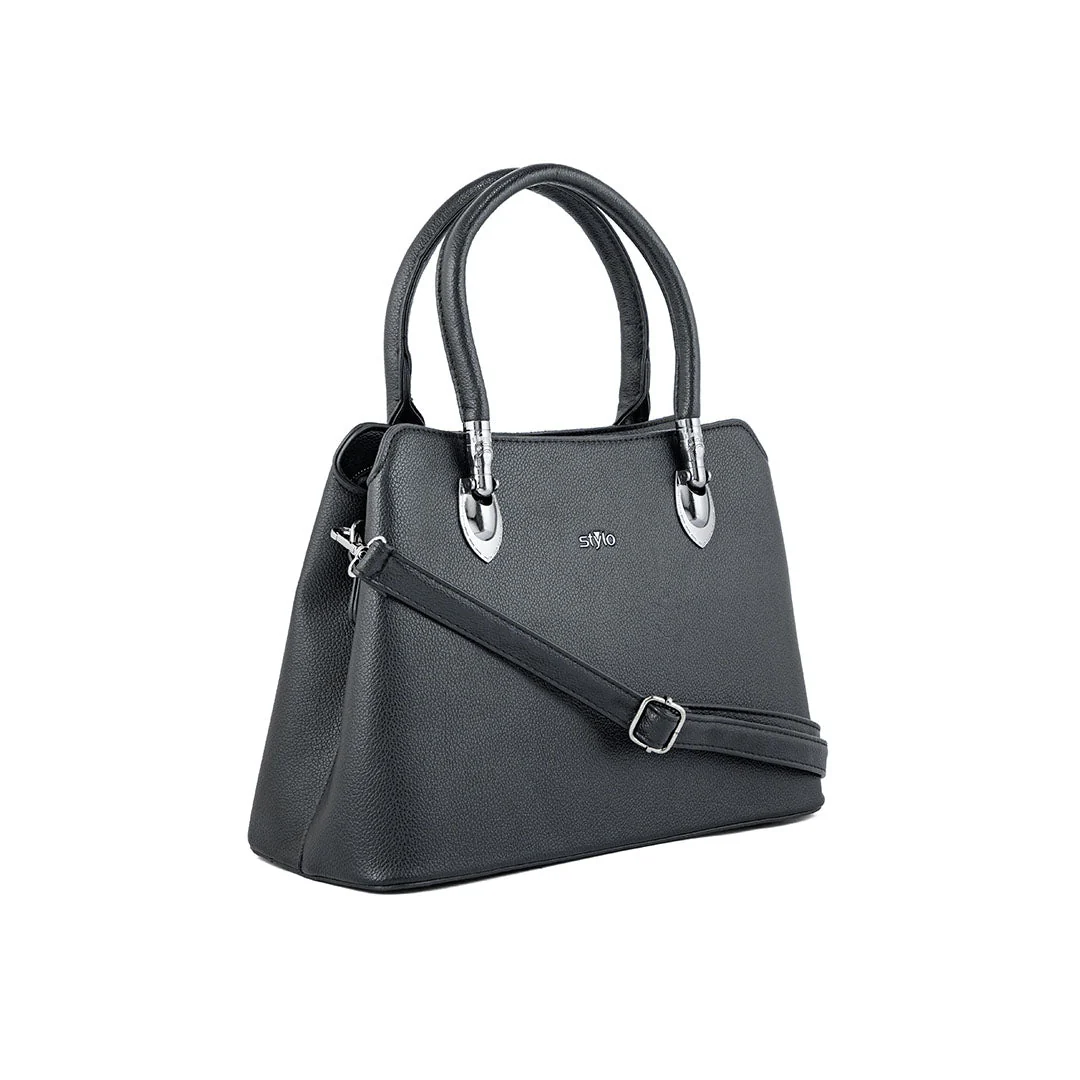 Black Formal Hand Bag P36234 - Image 2