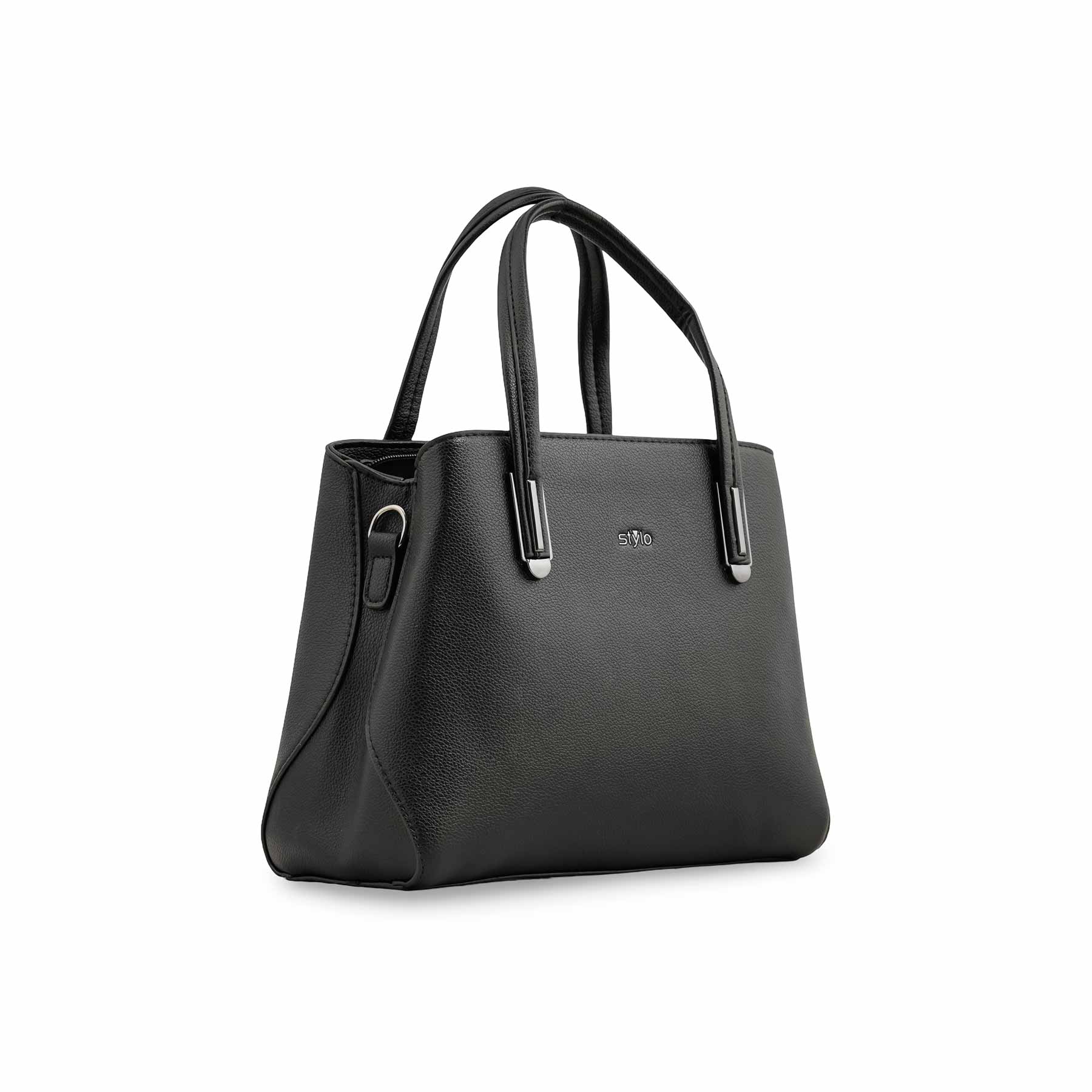Black Formal Hand Bag P36238 - Image 2