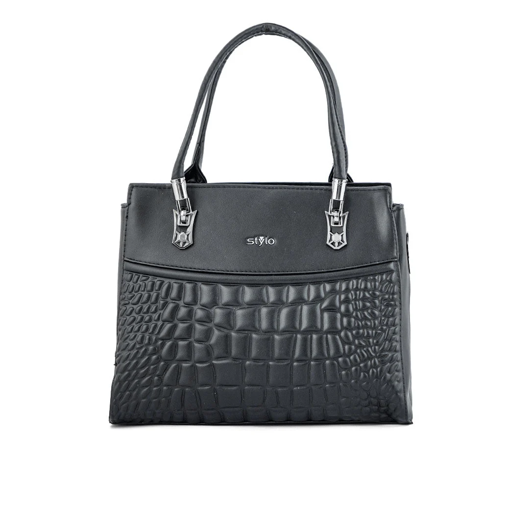 Black Formal Hand Bag P36248