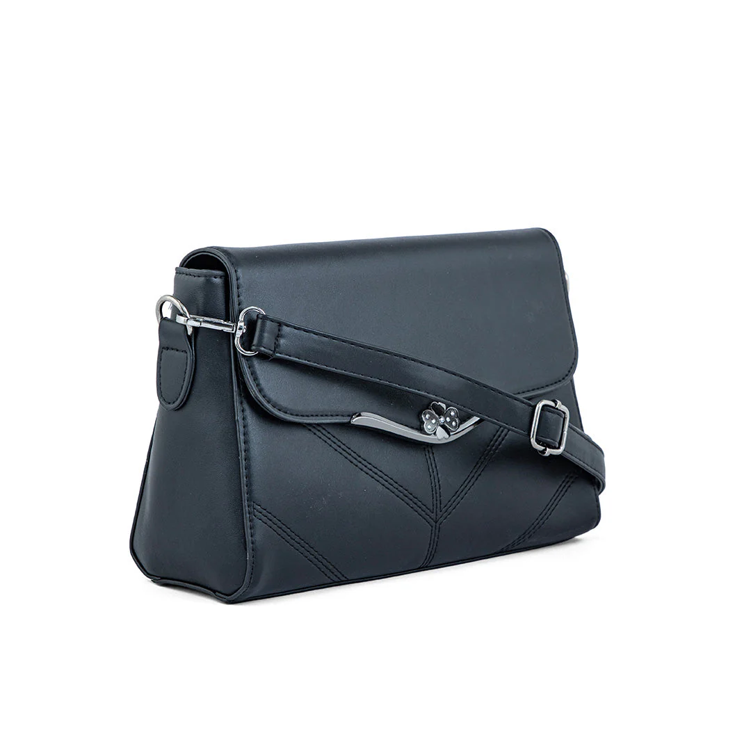 Black Formal Hand Bag P36252 - Image 2