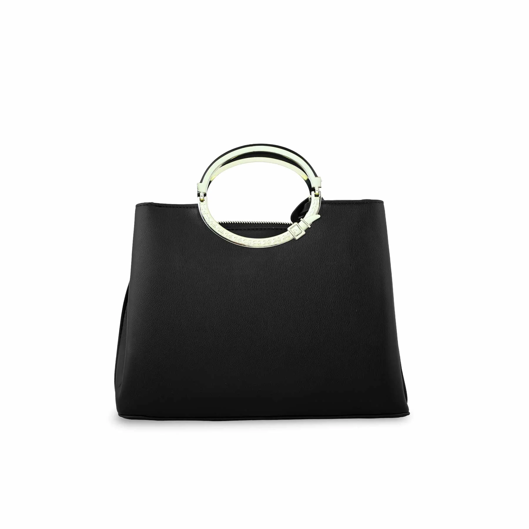 Black Formal Hand Bag P36255 - Image 4