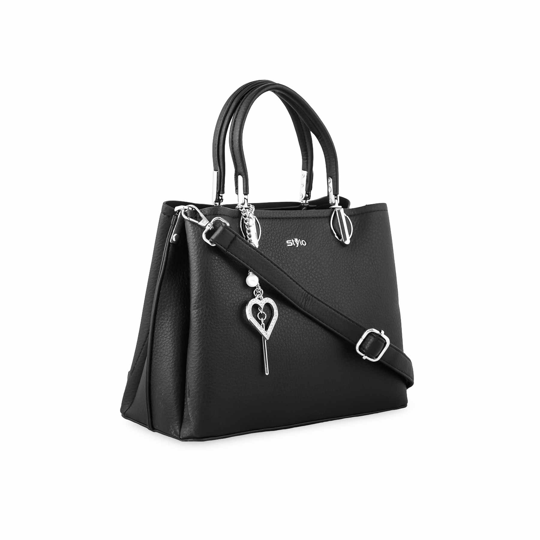 Black Formal Hand Bag P36256 - Image 2