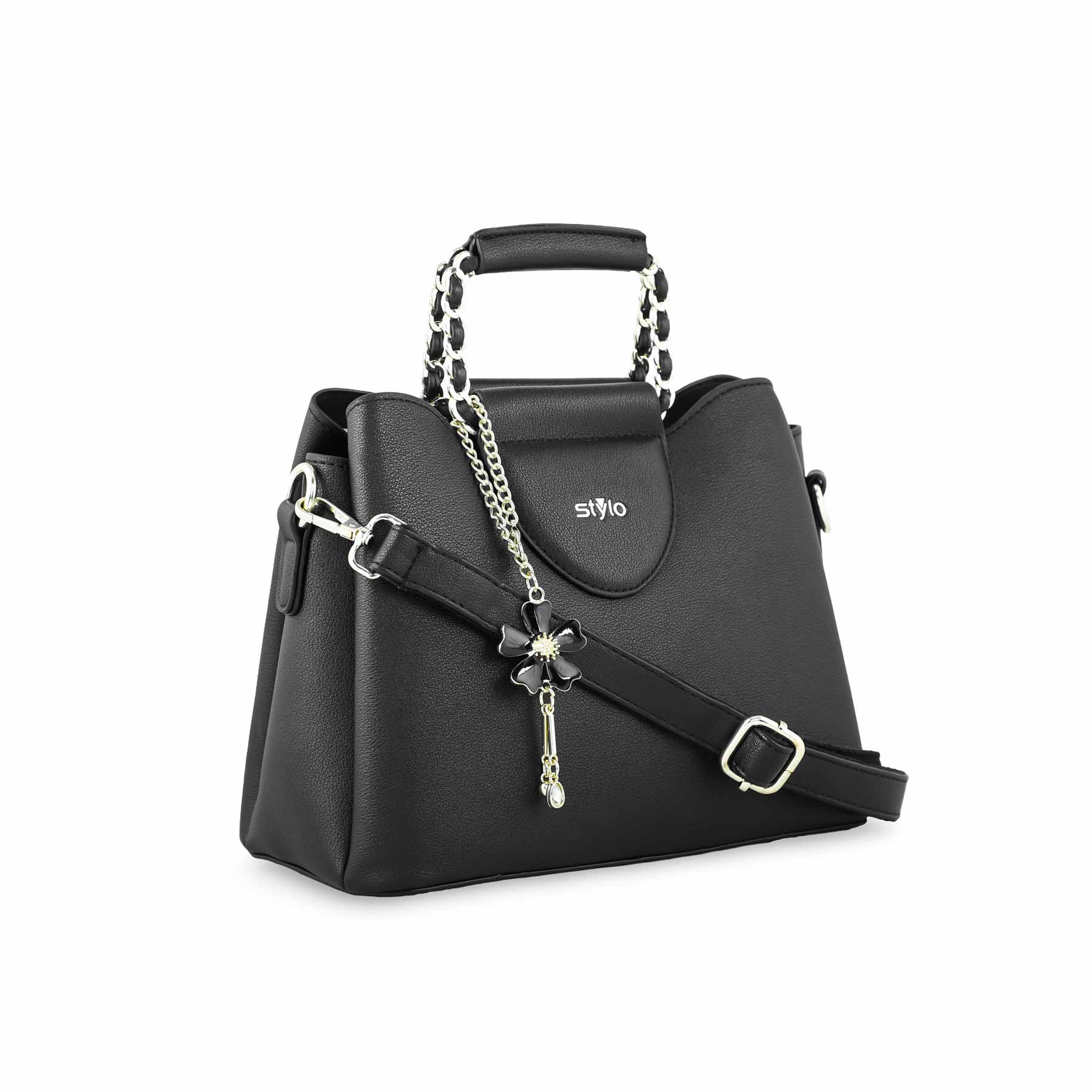Black Formal Hand Bag P36266 - Image 2