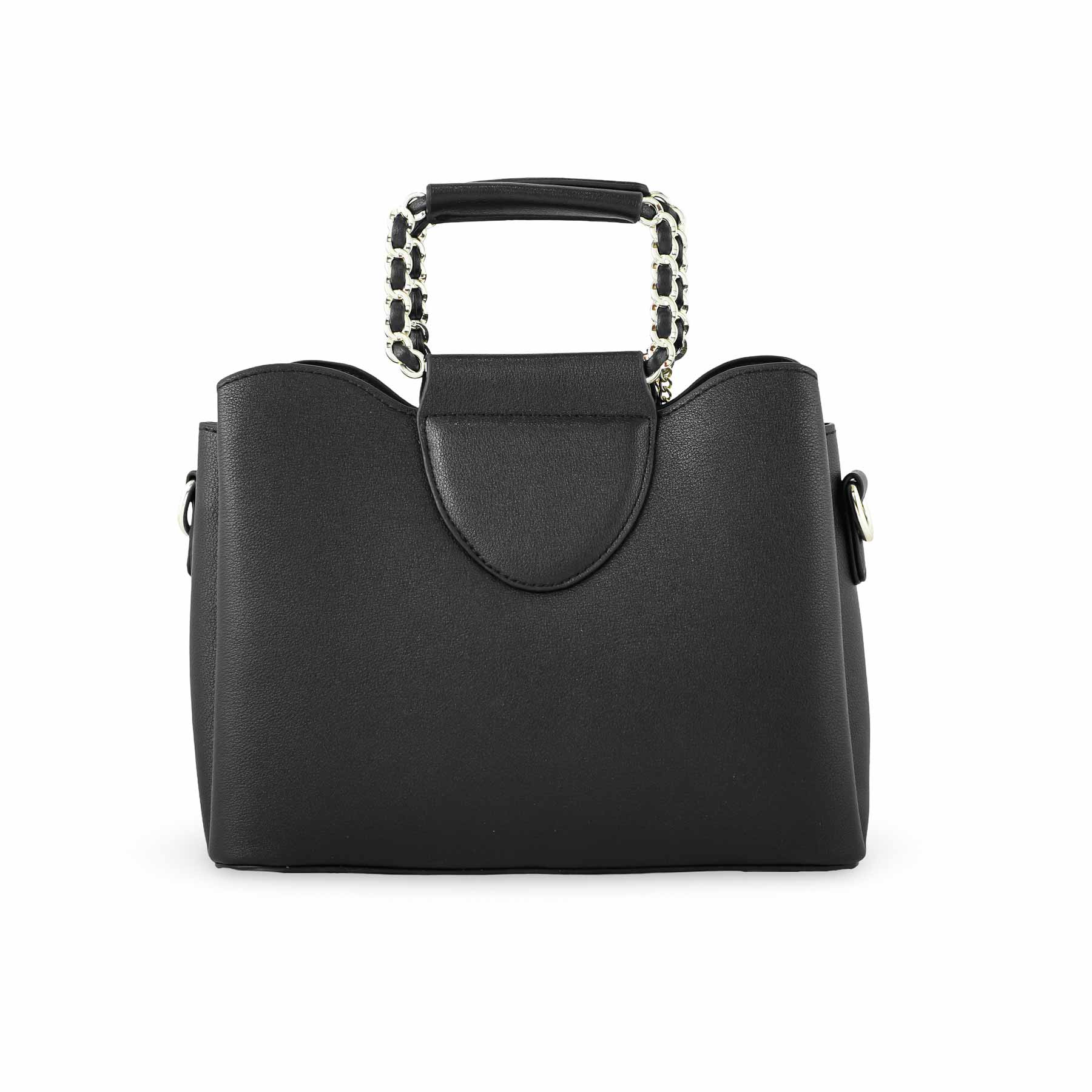 Black Formal Hand Bag P36266 - Image 3