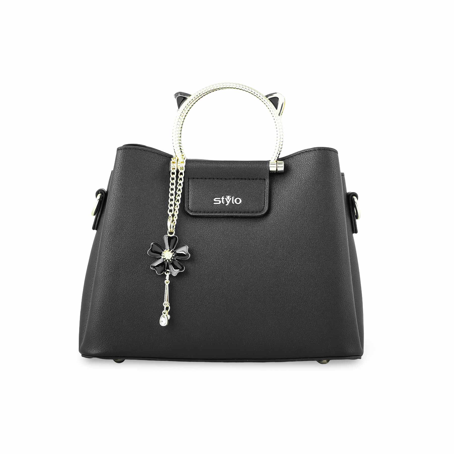 Black Formal Hand Bag P36267 - Image 2