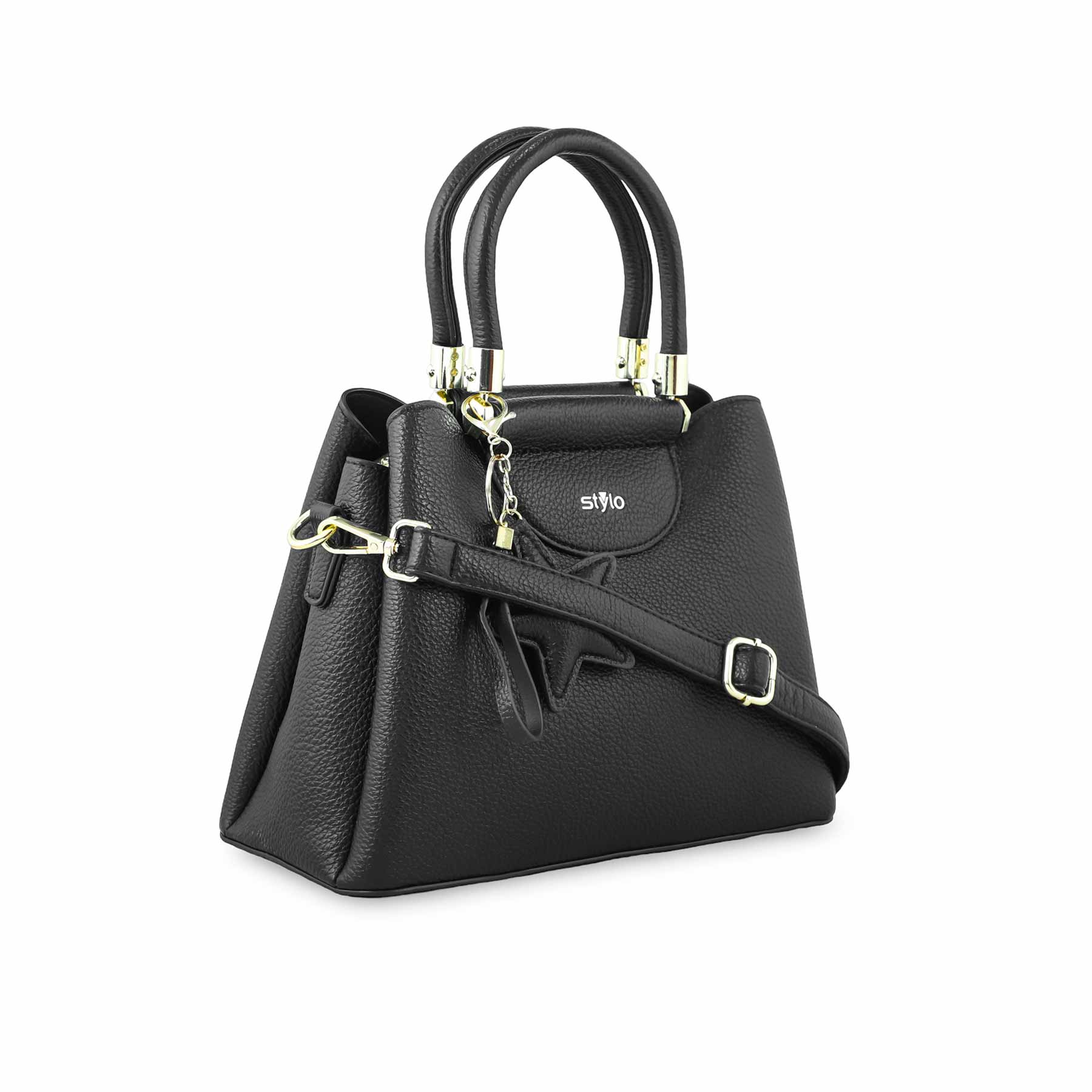 Black Formal Hand Bag P36272 - Image 3