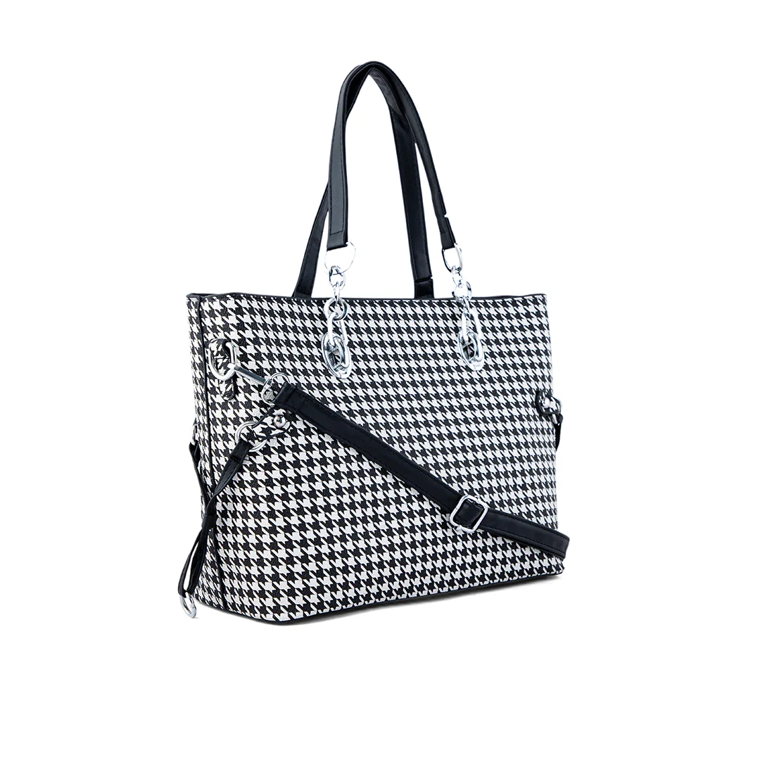 Black Formal Hand Bag P36279 - Image 3