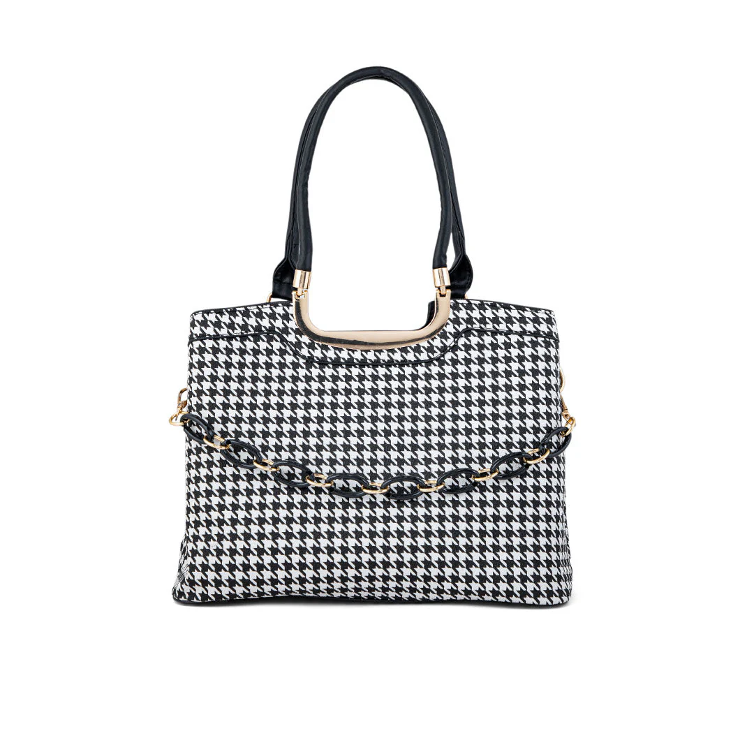Black Formal Hand Bag P36280 - Image 2
