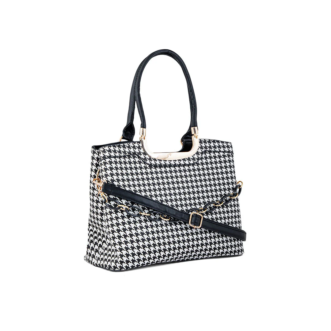 Black Formal Hand Bag P36280 - Image 3