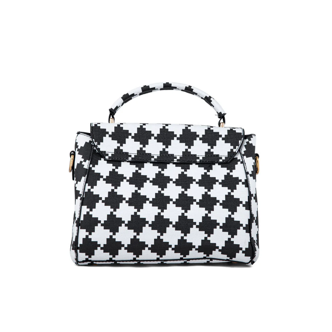 Black Formal Hand Bag P36281 - Image 3