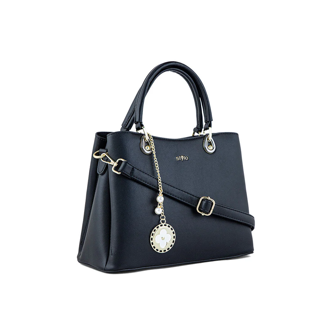Black Formal Hand Bag P36285 - Image 2