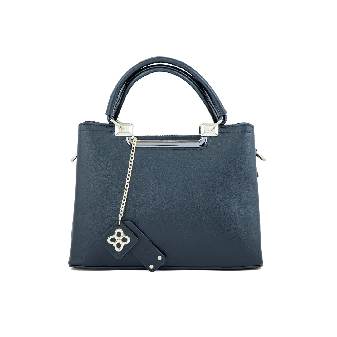Black Formal Hand Bag P36286 - Image 2