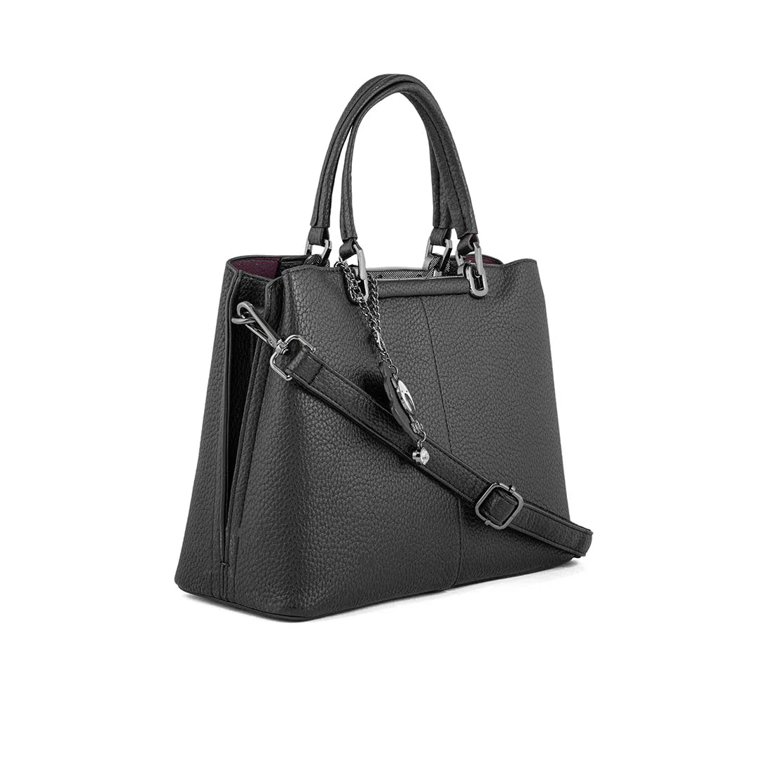 Black Formal Hand Bag P36293 - Image 2