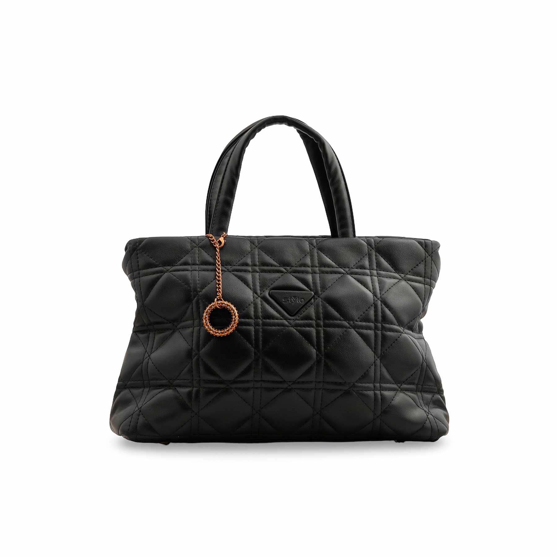 Black Formal Hand Bag P36369 - Image 2