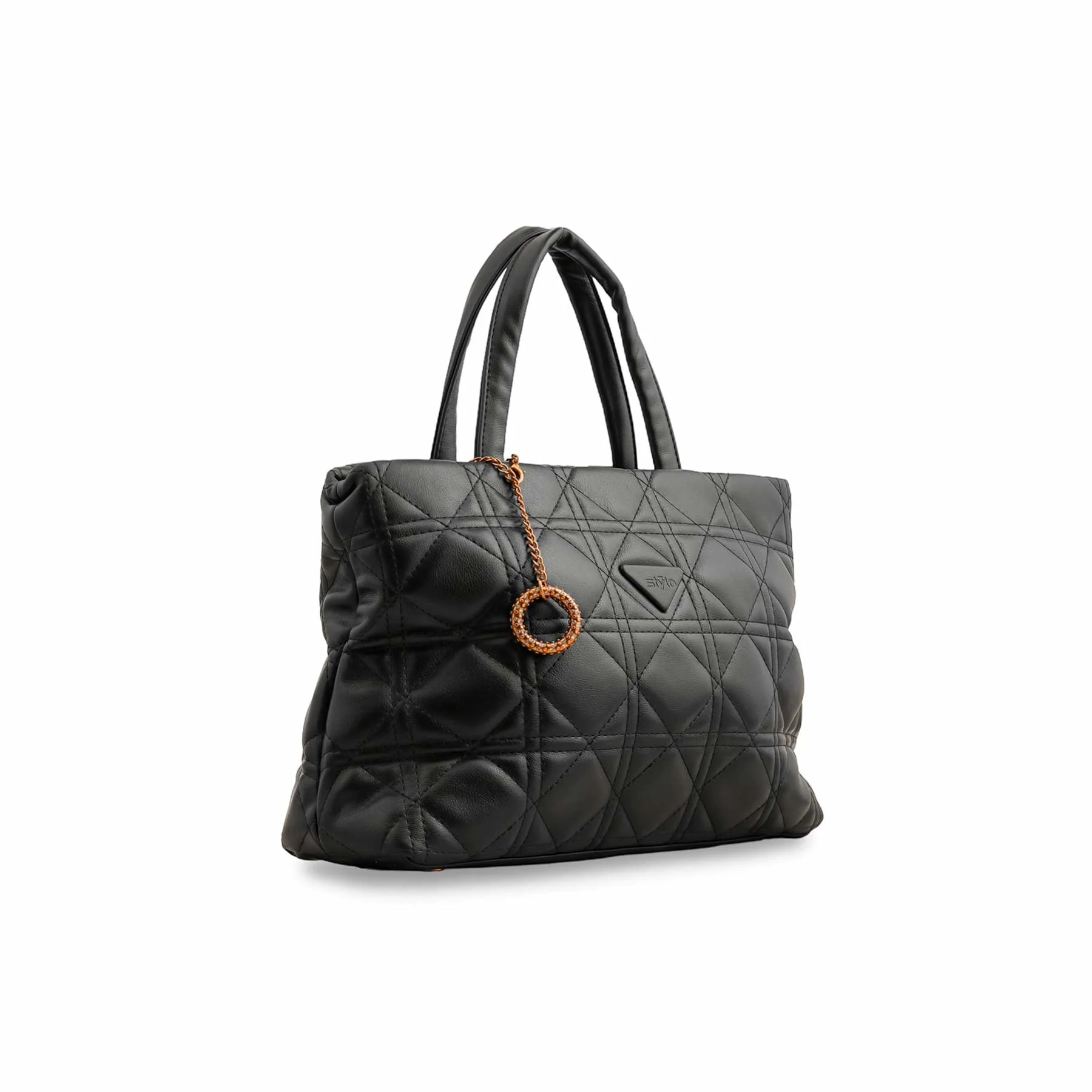 Black Formal Hand Bag P36369 - Image 3