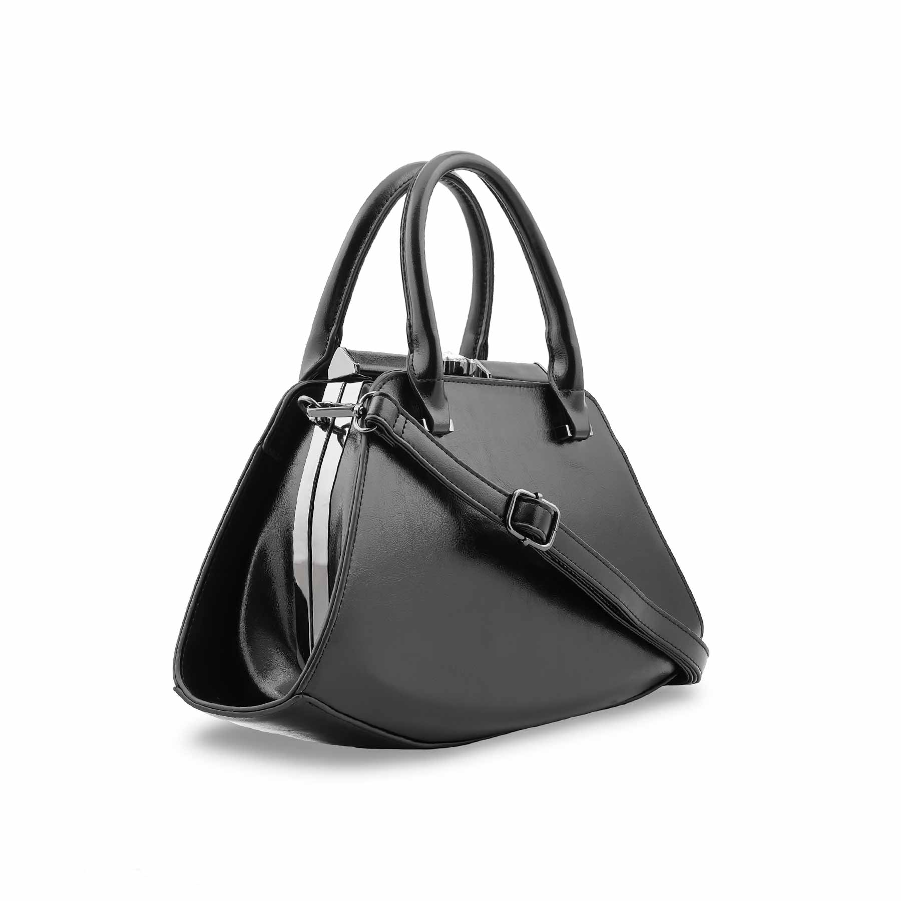 Black Formal Hand Bag P36471 - Image 3