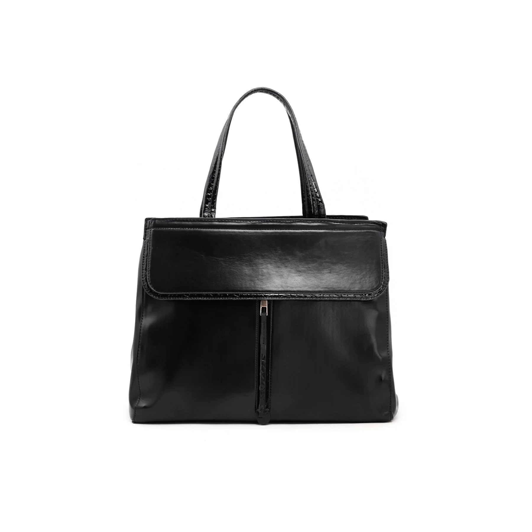 Black Formal Hand Bag P54363 - Image 2
