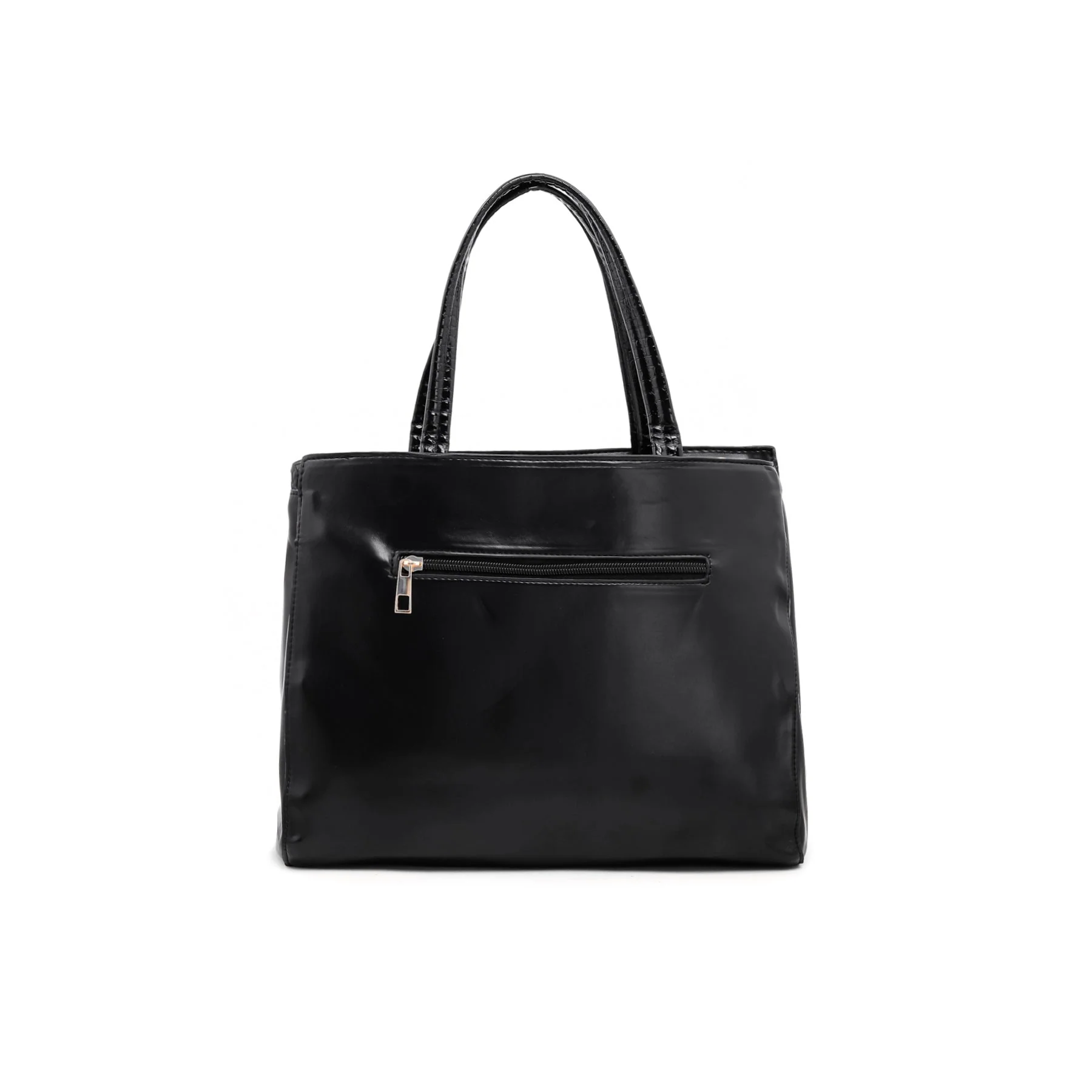 Black Formal Hand Bag P54363 - Image 3