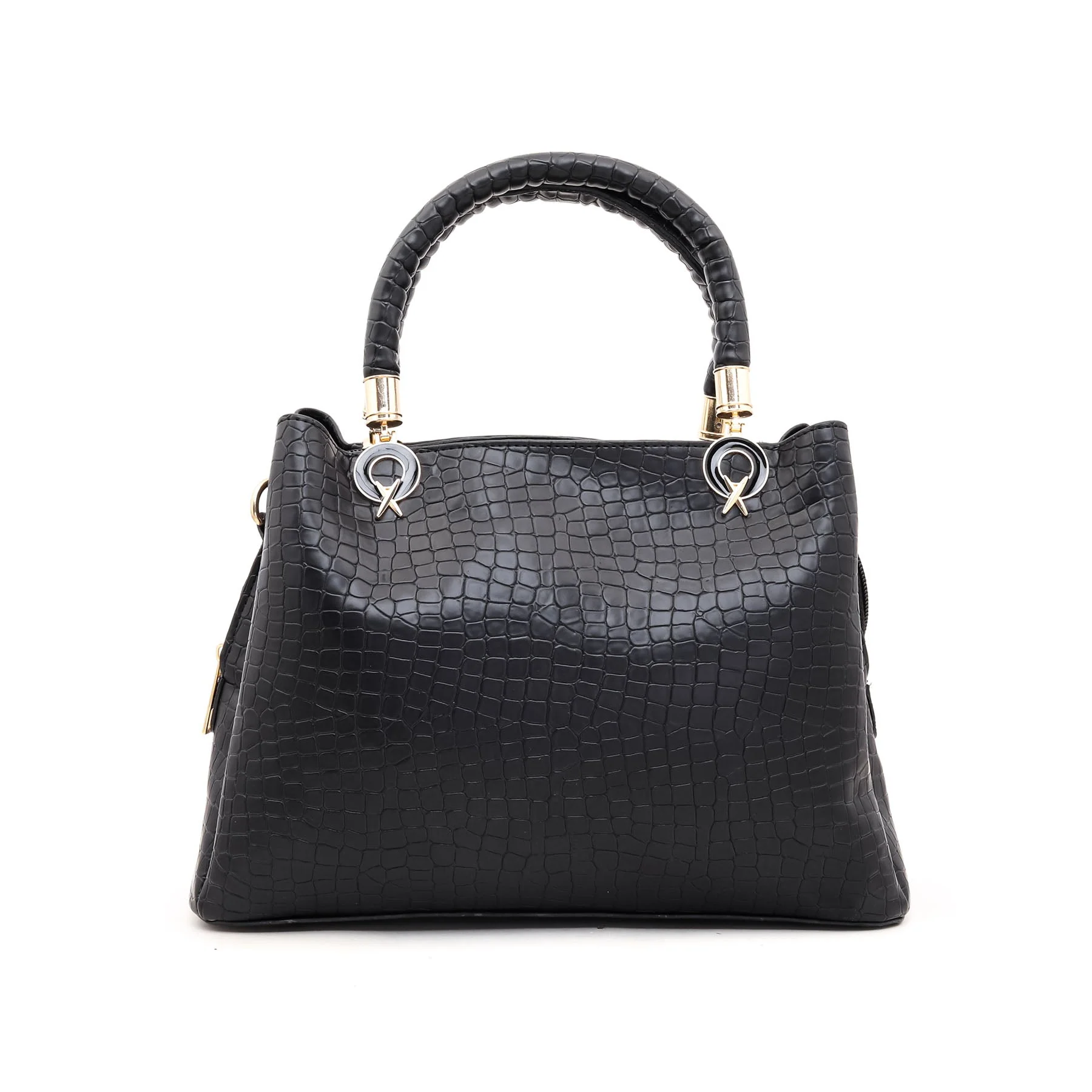 Black Formal Hand Bag P54371 - Image 2