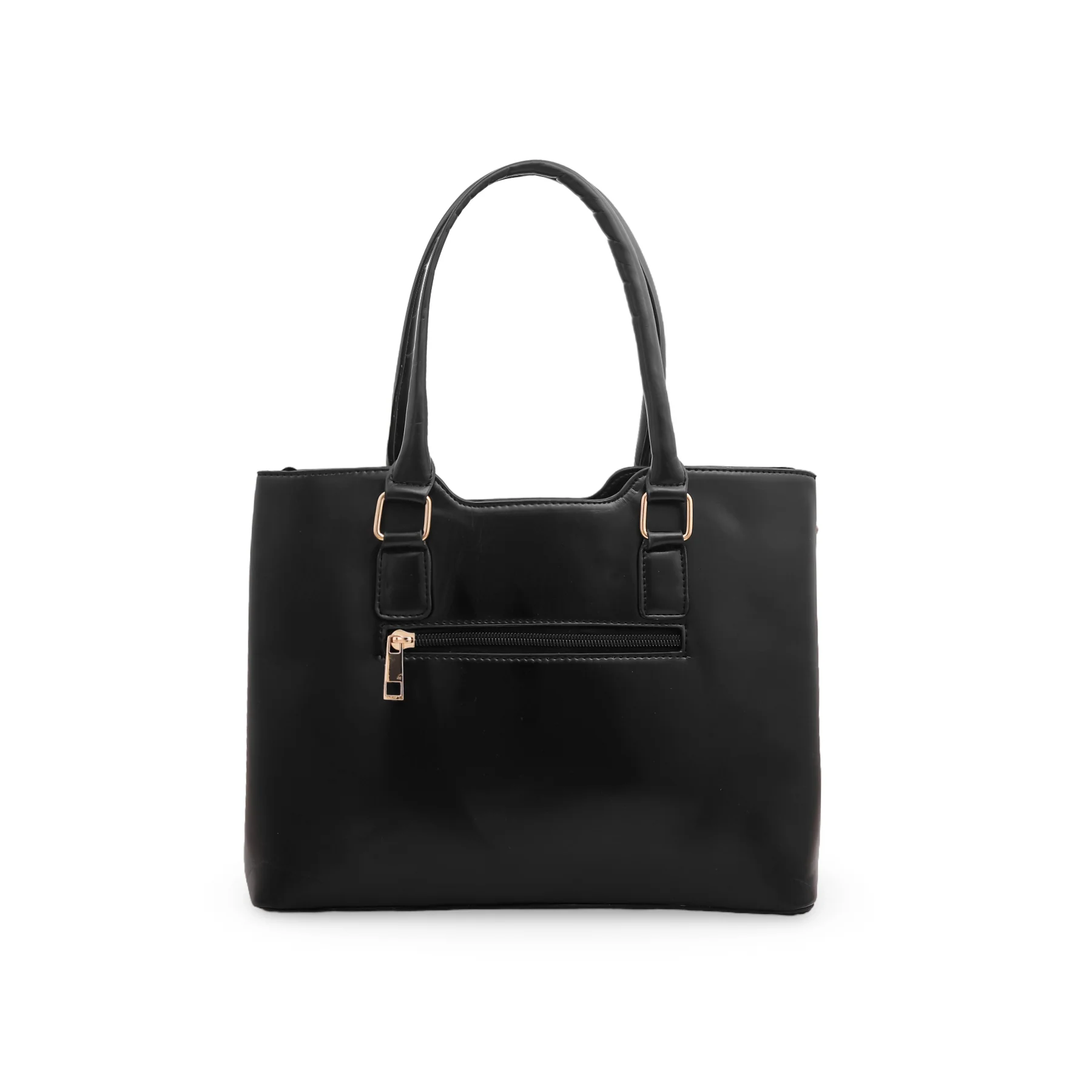 Black Formal Hand Bag P54576 - Image 3