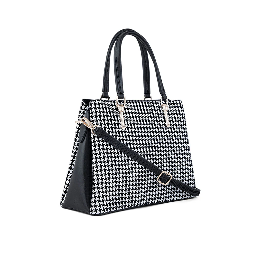 Black Formal Hand Bag P55651 - Image 2