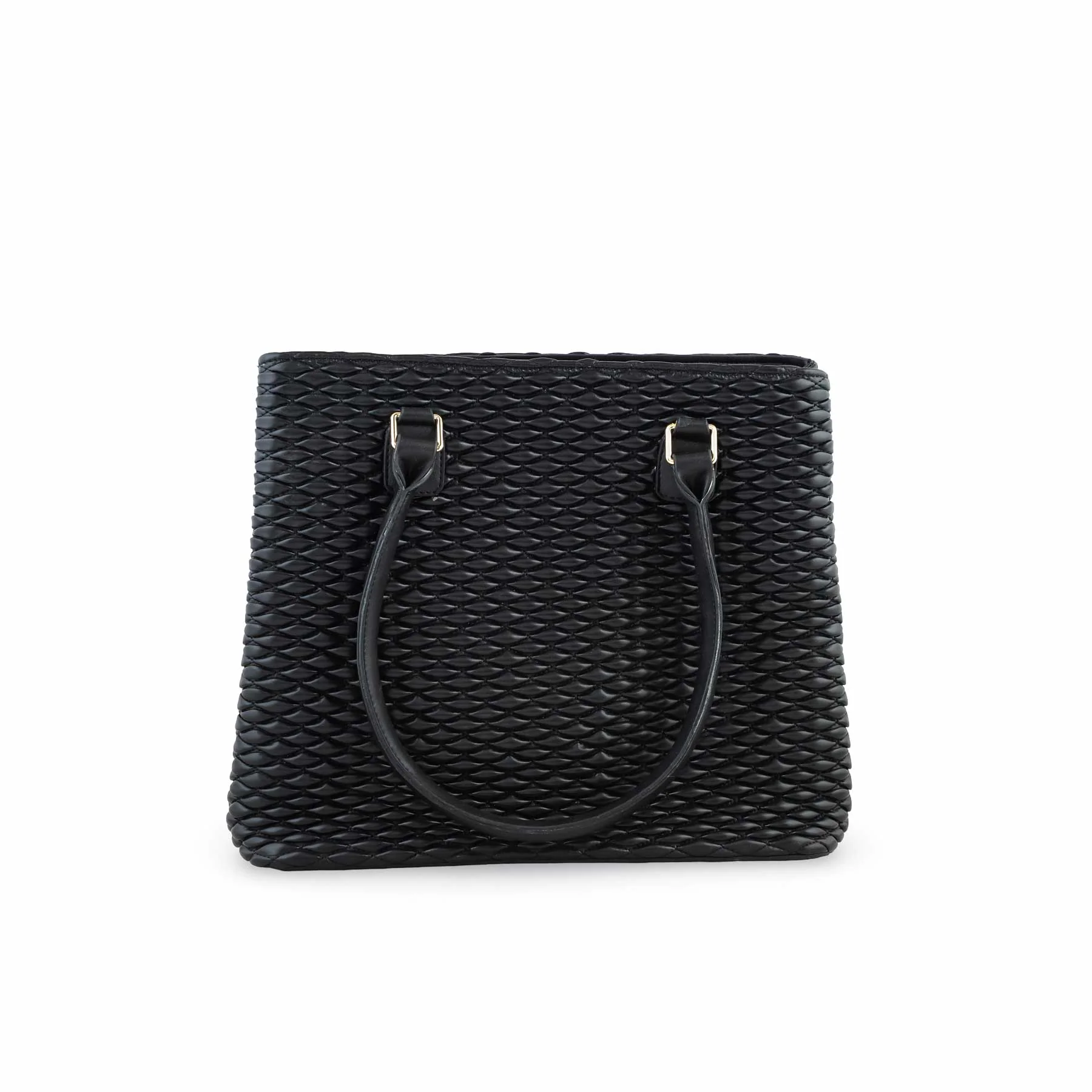 Black Formal Hand Bag P55664 - Image 3