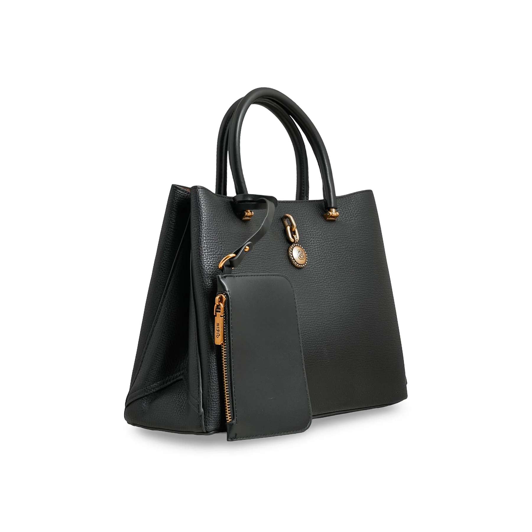 Black Formal Hand Bag P36221 - Image 3