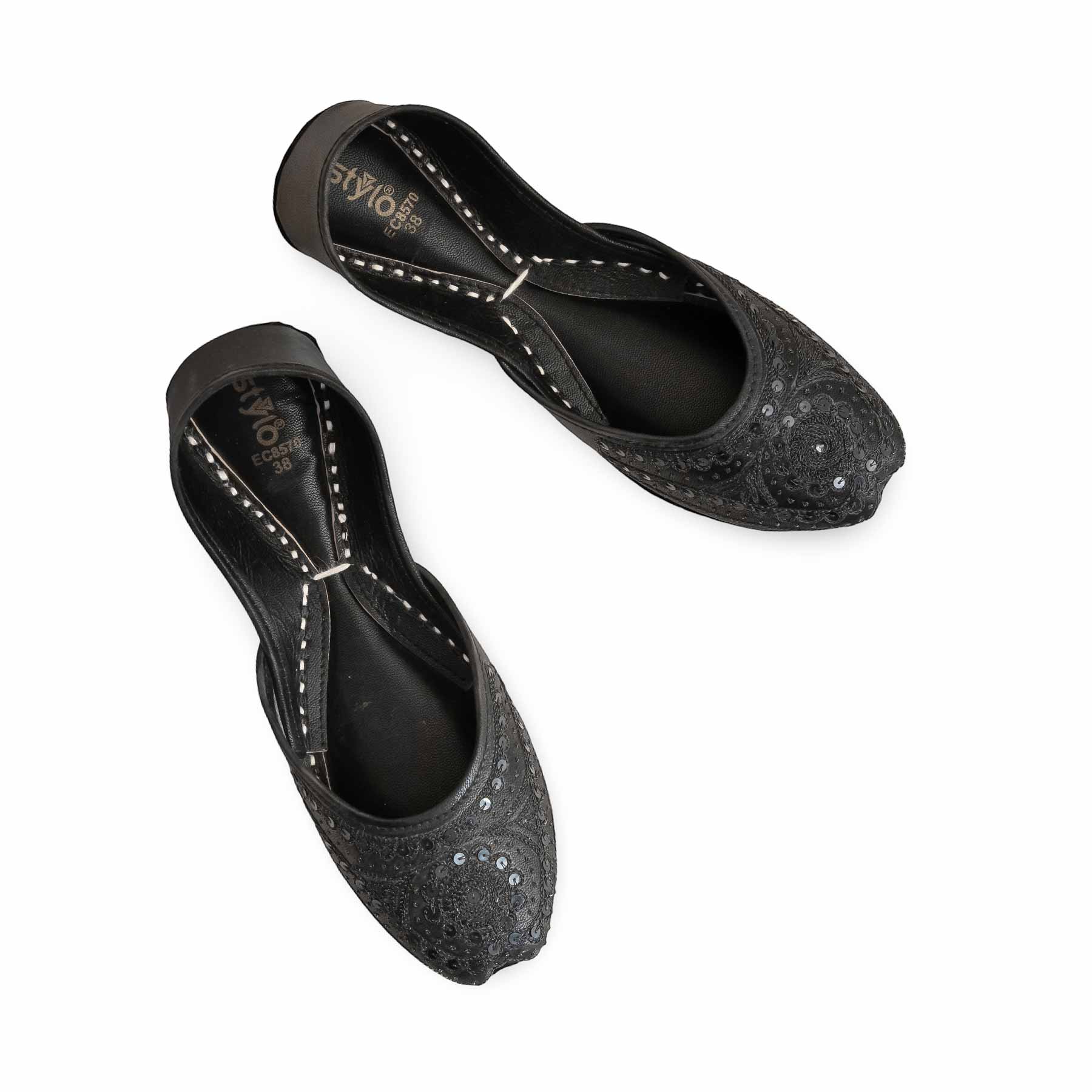 Black Formal Khussa EC8570 - Image 5