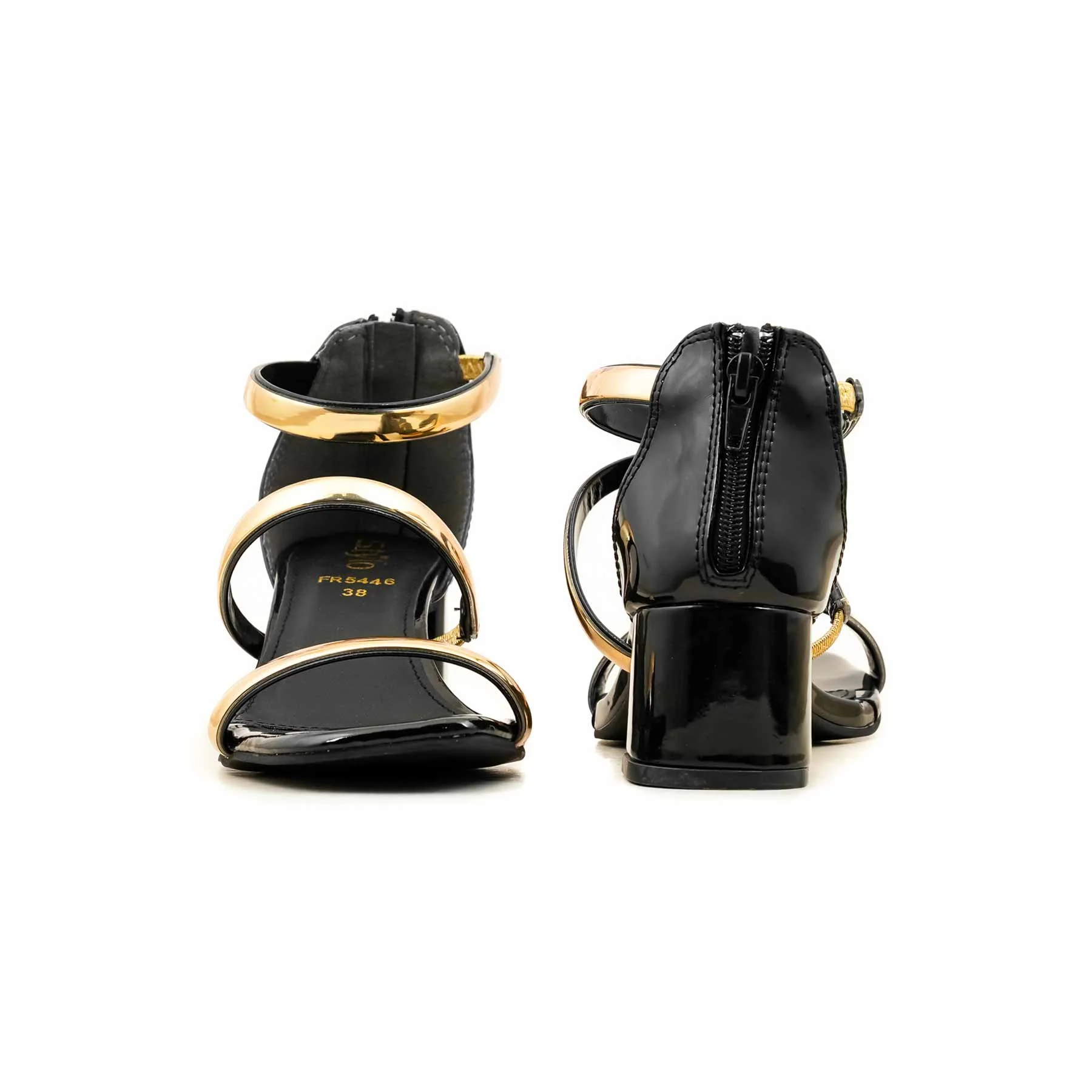 Black Formal Ladies Sandal FR5446 - Image 4