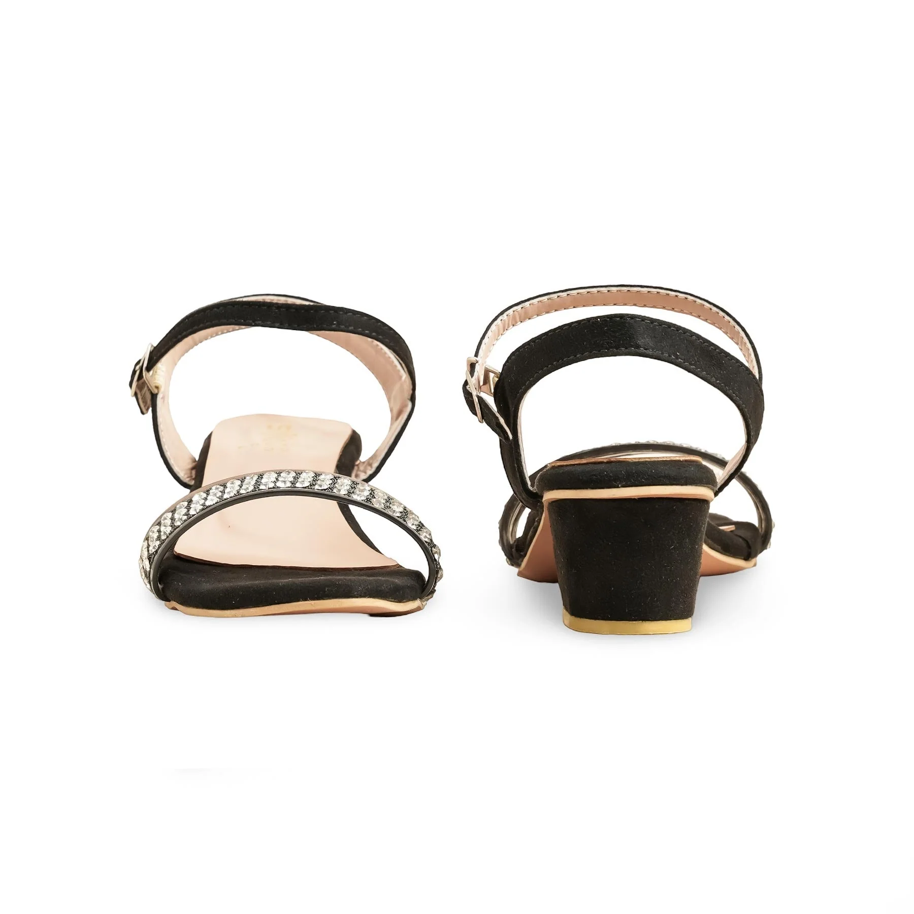 Black Formal Ladies Sandal FR5469 - Image 4
