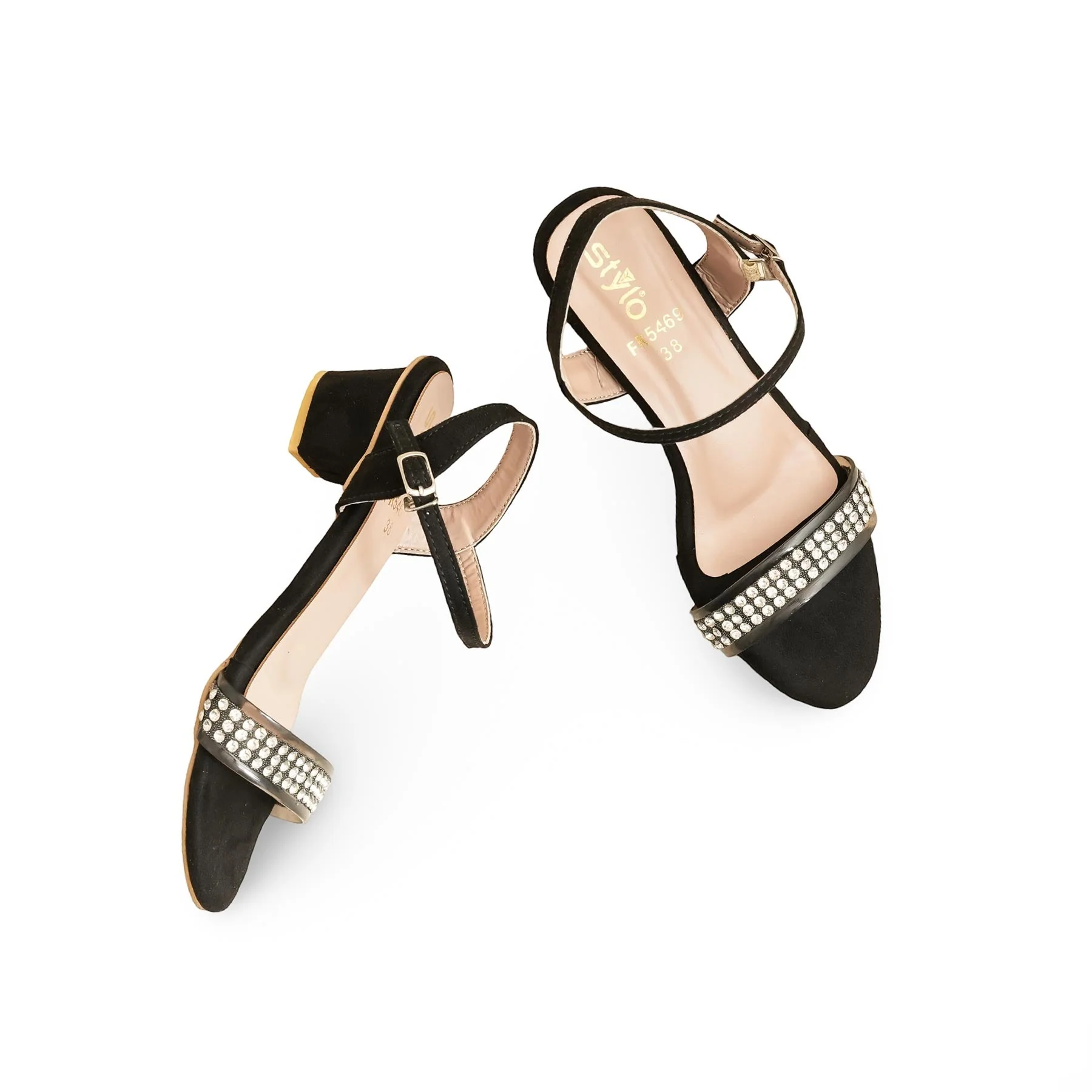 Black Formal Ladies Sandal FR5469 - Image 5