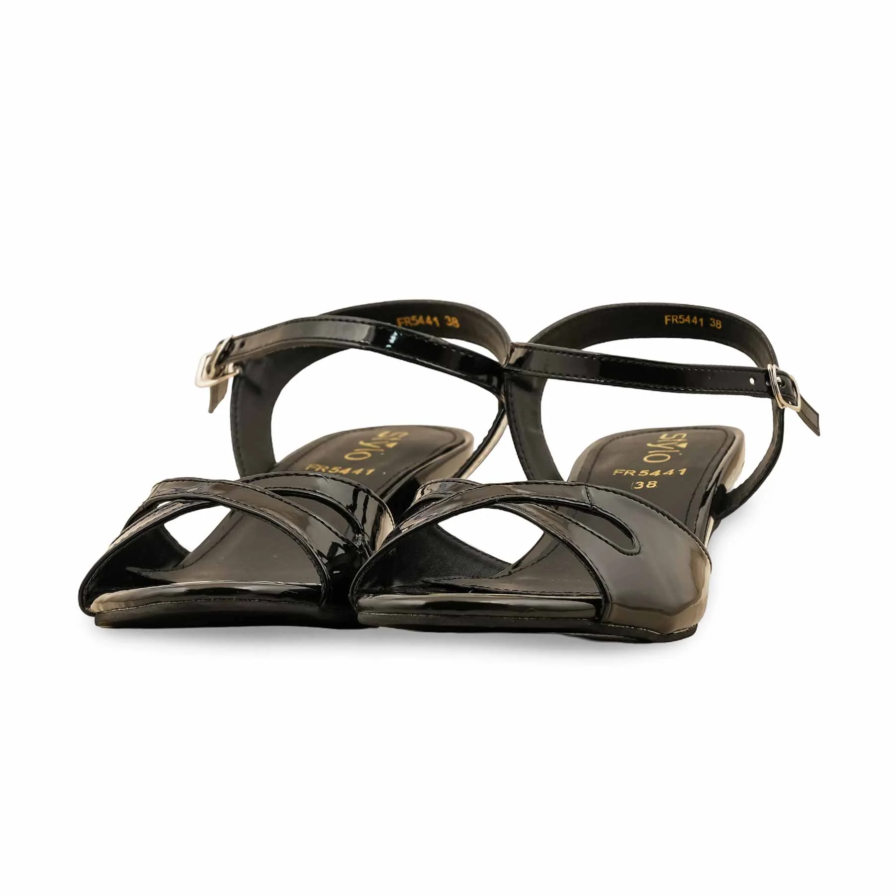 Black Formal Sandal For Ladies FR5441 - Image 3