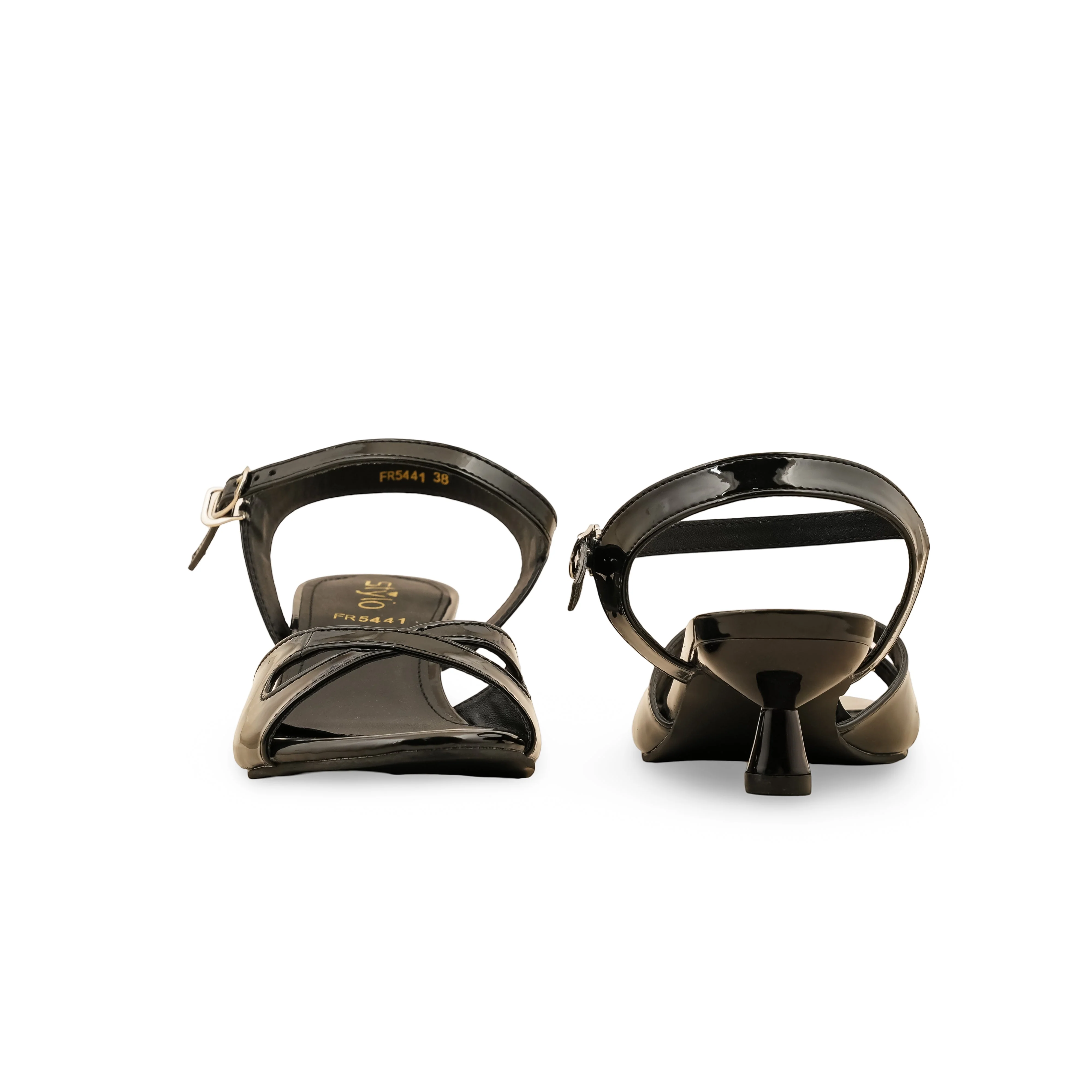 Black Formal Sandal For Ladies FR5441 - Image 4