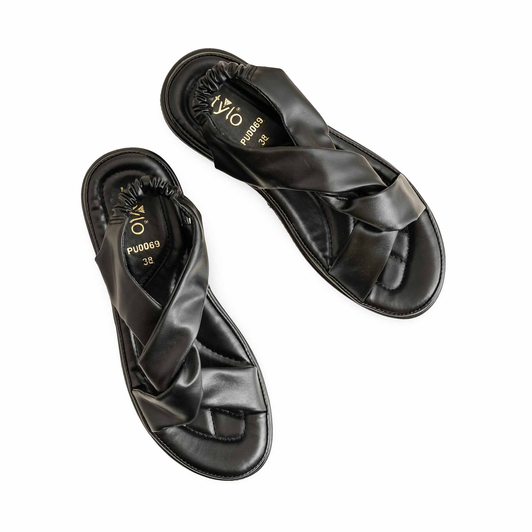 Black Formal Sandal For Ladies PU0069 - Image 5