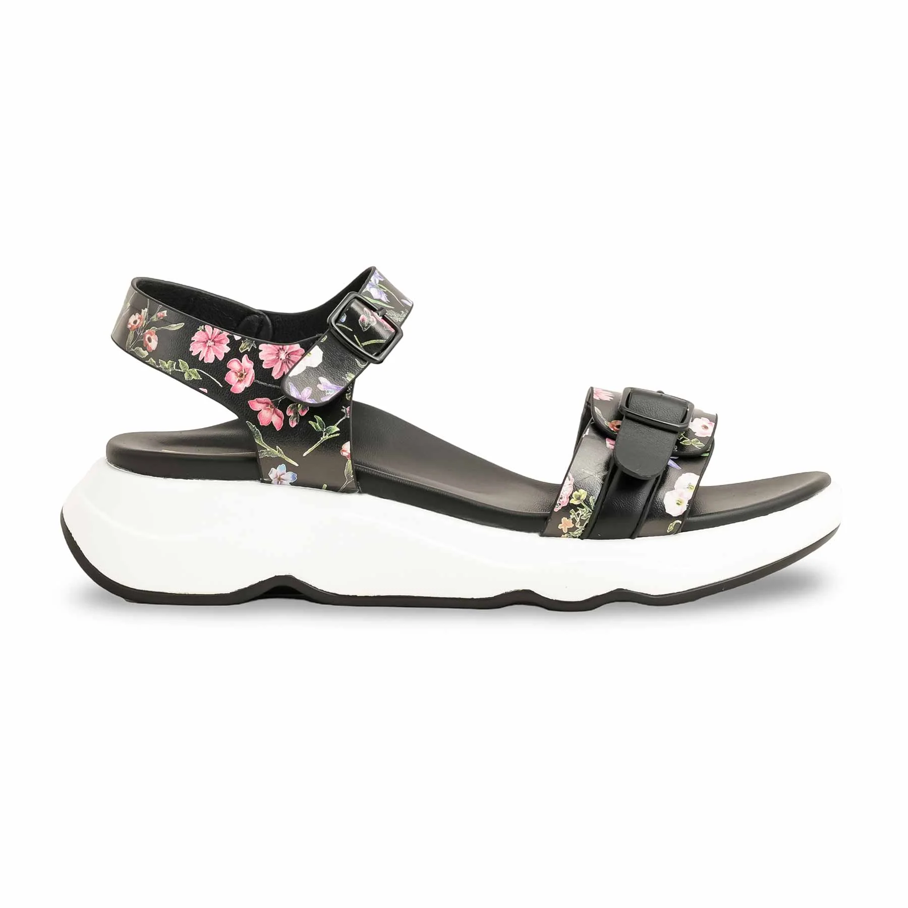 Black Formal Sandal For Ladies PU0376 - Image 2