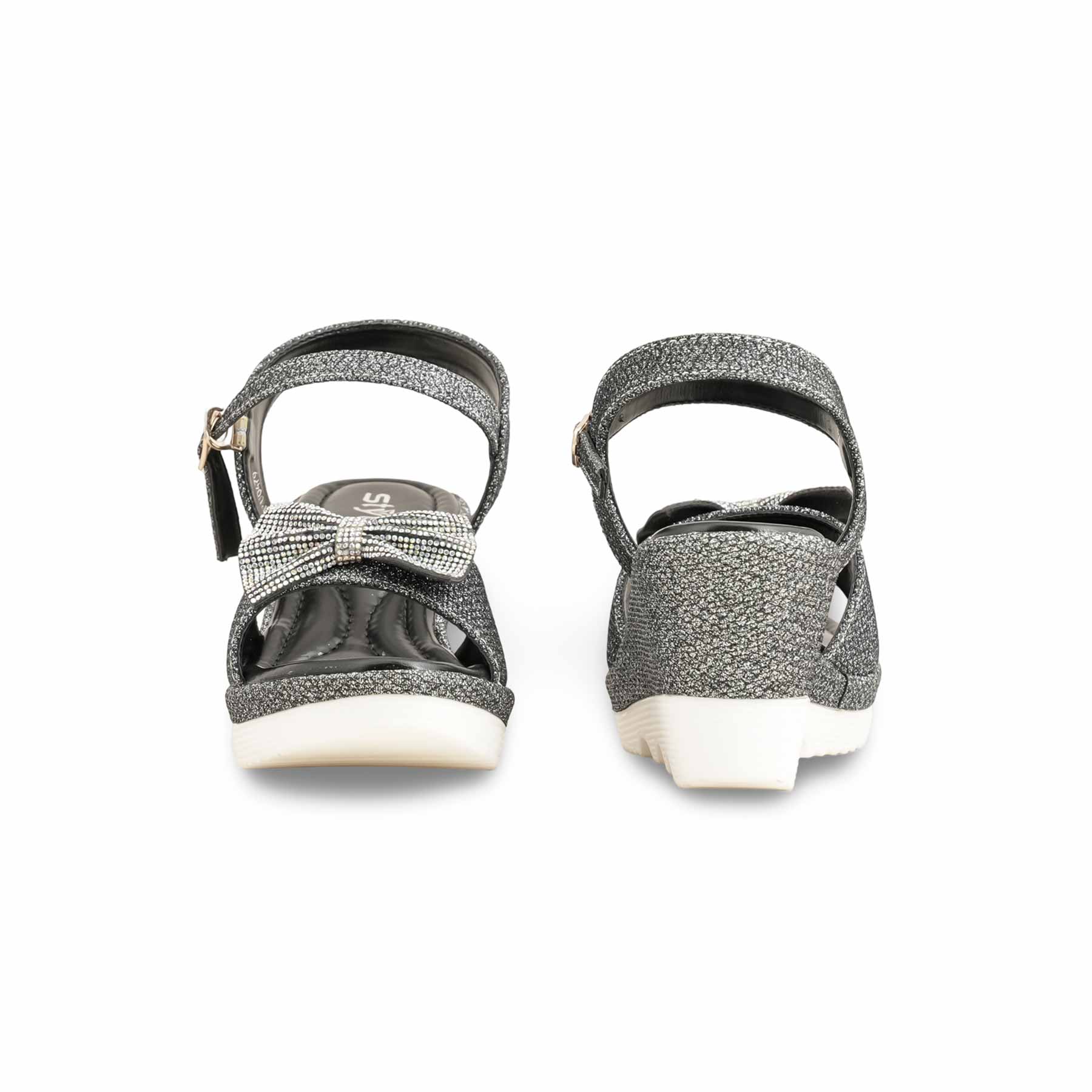 Black Formal Sandal For Ladies PU0479 - Image 4
