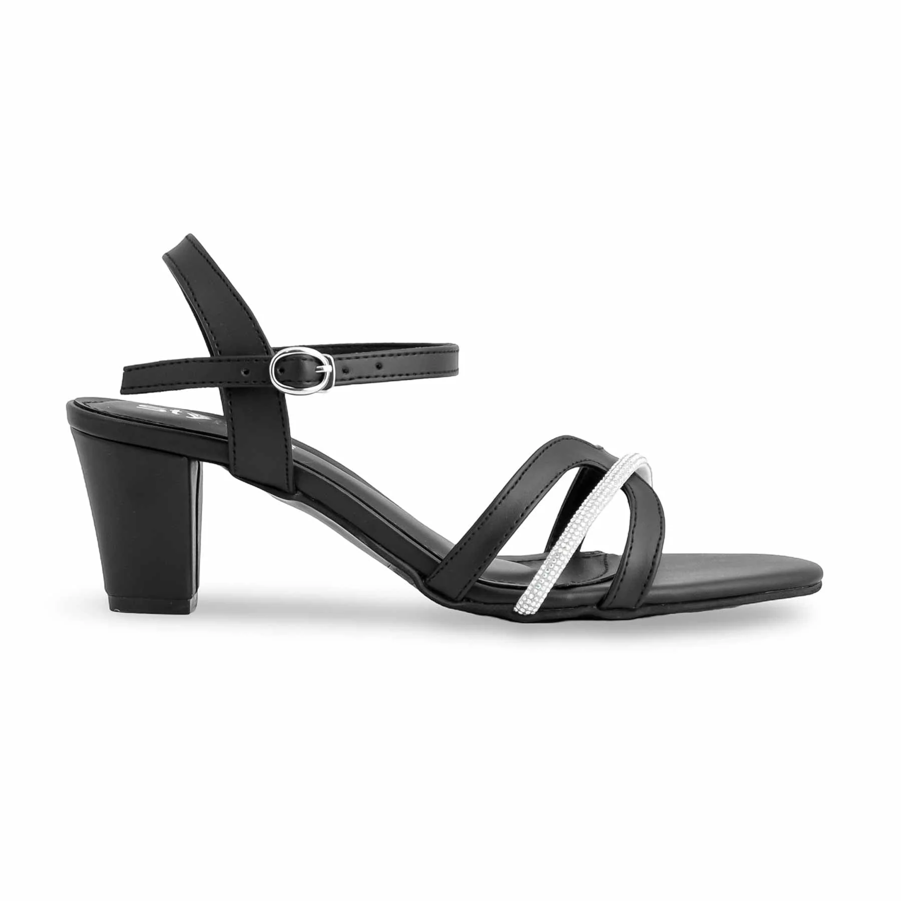 Black Formal Sandal For Women FR5369 - Image 2