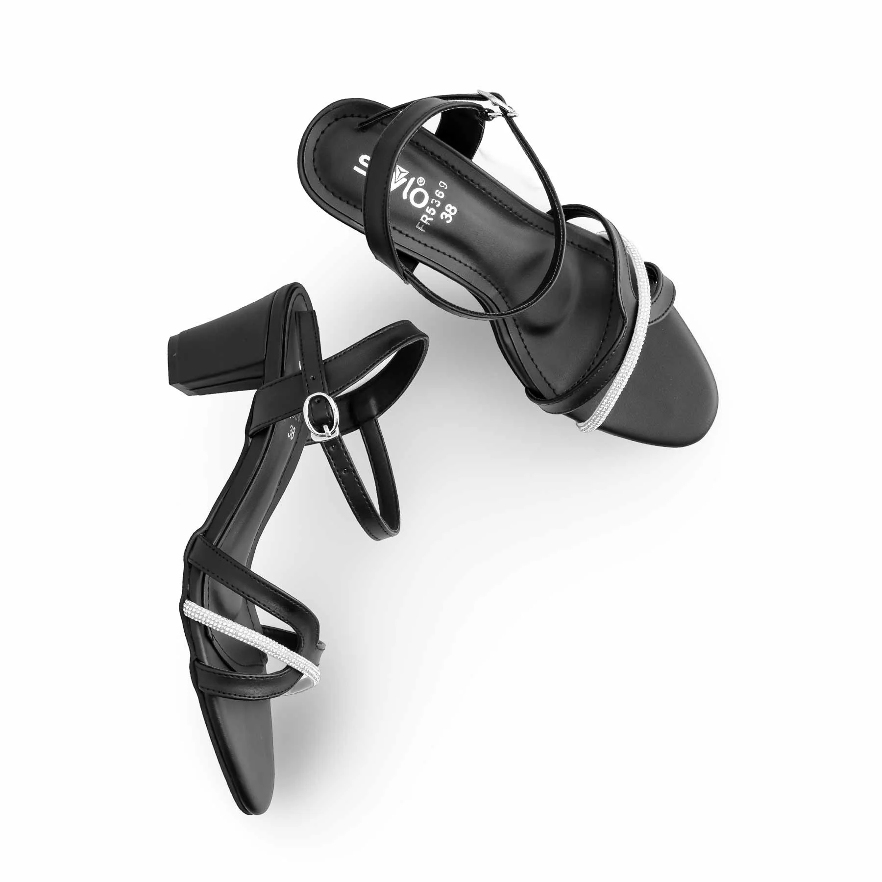 Black Formal Sandal For Women FR5369 - Image 5